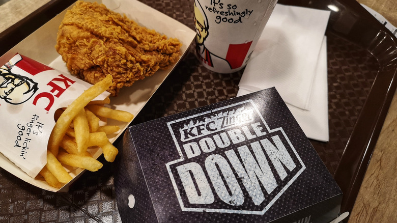 KFC Double Down meal