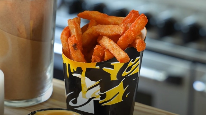 Taco Bell Nacho Fries and cheese