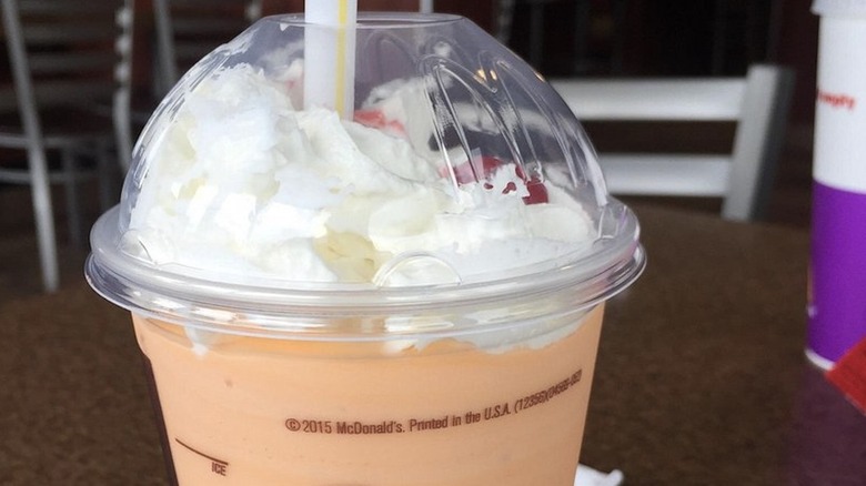 McDonald's Arctic Orange Shake Cup