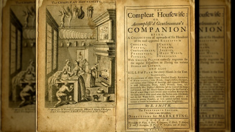 Inner title page from The Compleat Housewife