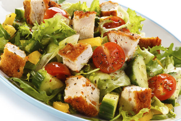 Breaded Chicken and Shrimp