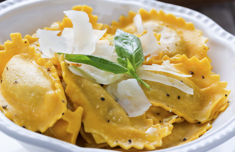 Butternut Squash Ravioli in Thyme Brown Butter Sauce