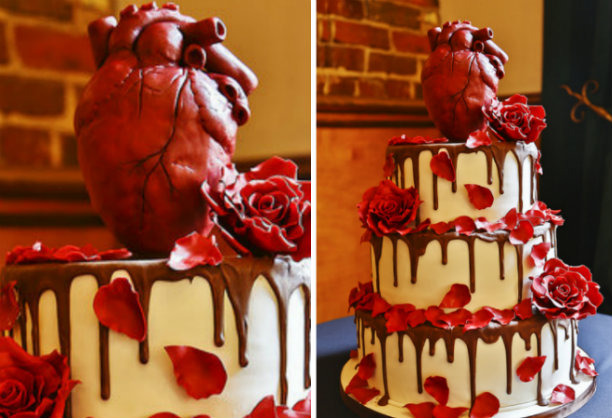 Halloween-Themed Wedding Cakes