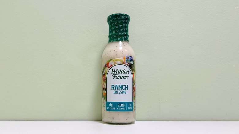 A bottle of Walden Farms Ranch Dressing