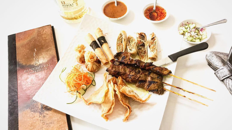 Panvimarn Thai menu and appetizers