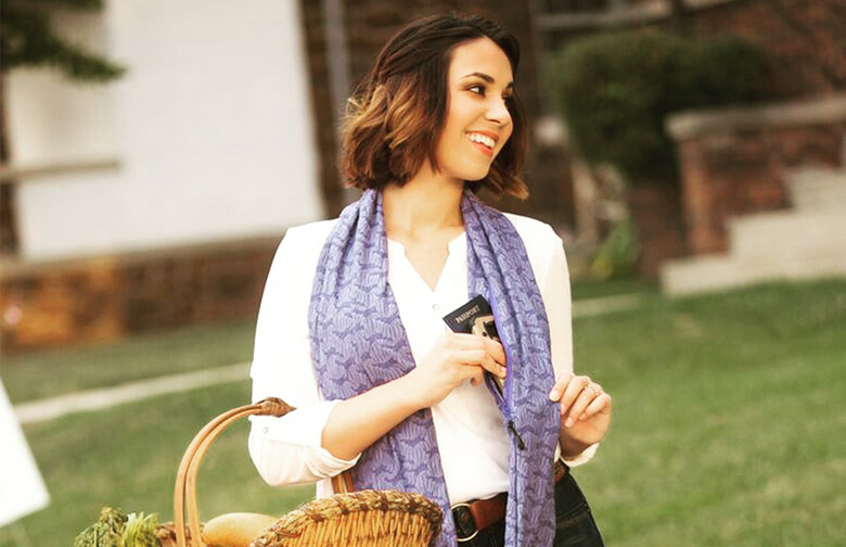 A Scarf That Doubles as a Hiding Spot for Valuables