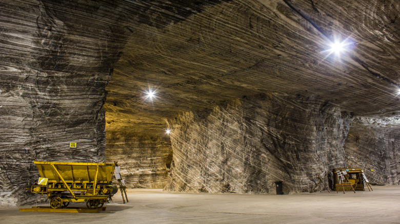 A salt mine