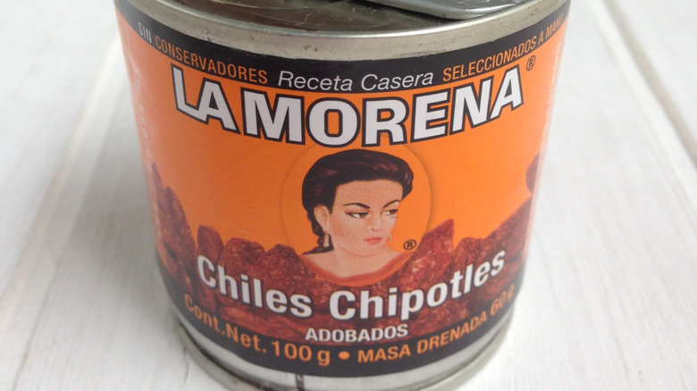 Canned chipotles in adobo