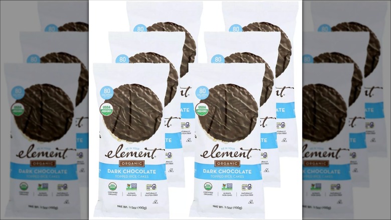 element organic topped rice cakes