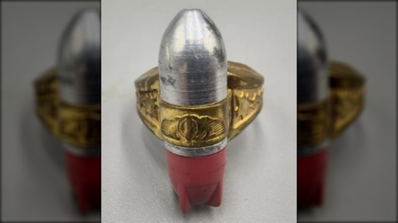 Atomic bomb ring vintage cereal box toy