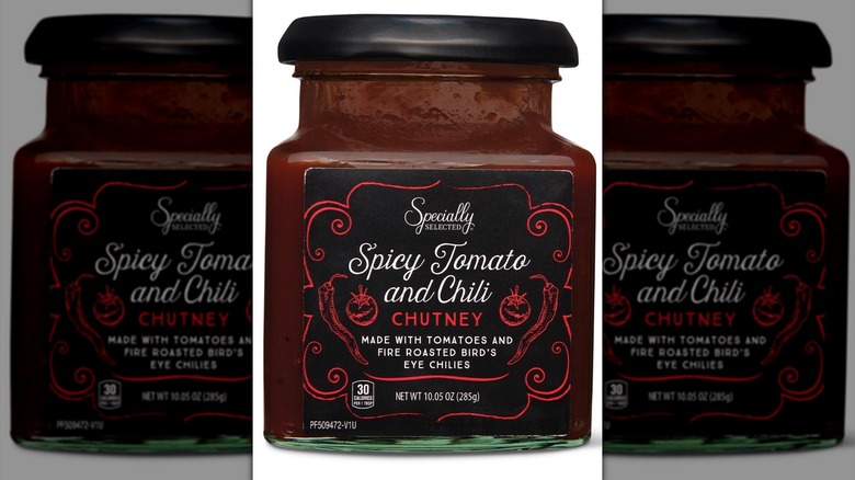Jar of Specially Selected Spicy Tomato and Chili Chutney