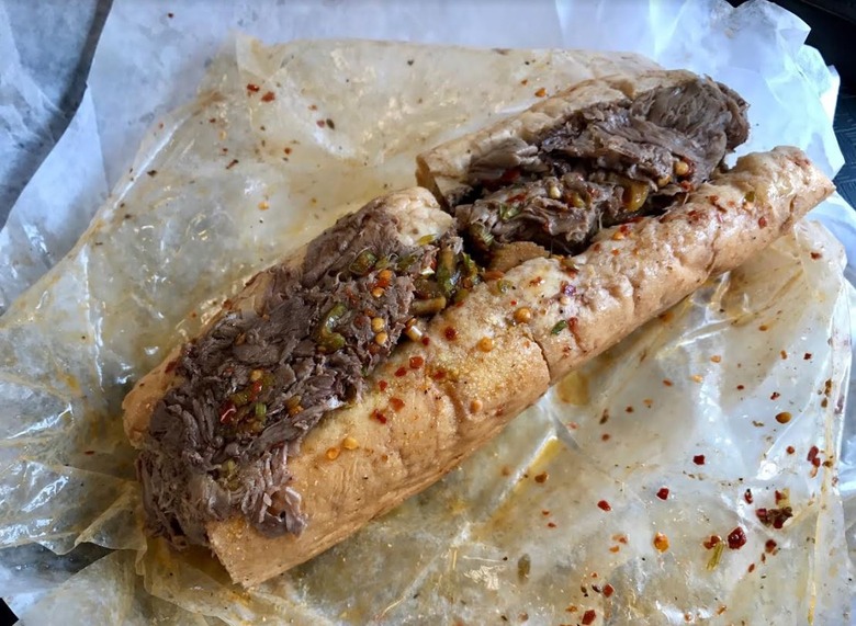 Chicago-Style Italian Beef Sandwich