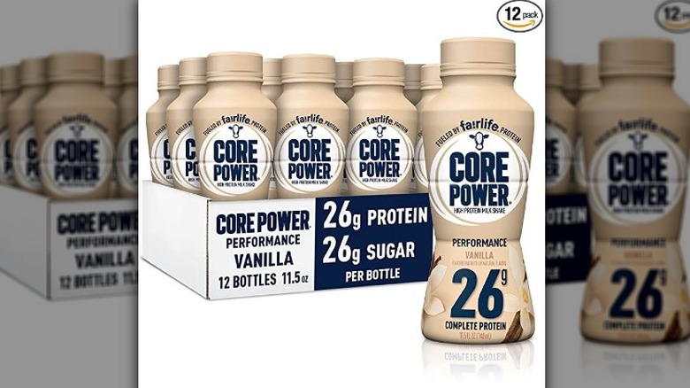 Fairlife vanilla milkshake