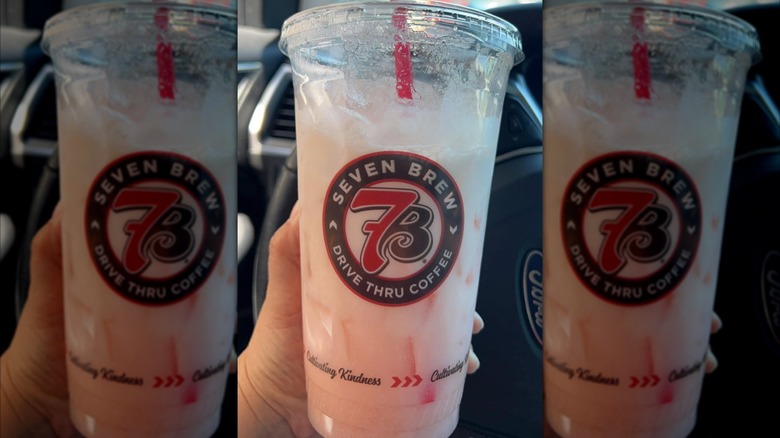 A Cherry Cobbler from 7 Brew