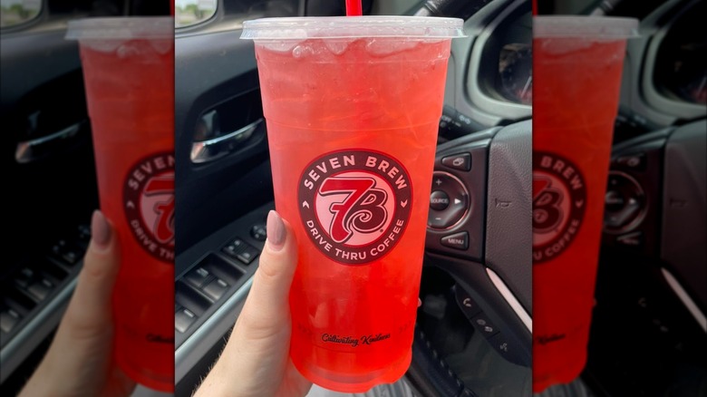 A Love Potion Lemonade from 7 Brew