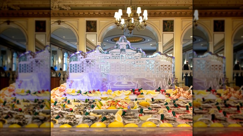 Raw bar at The Broadmoor's buffet