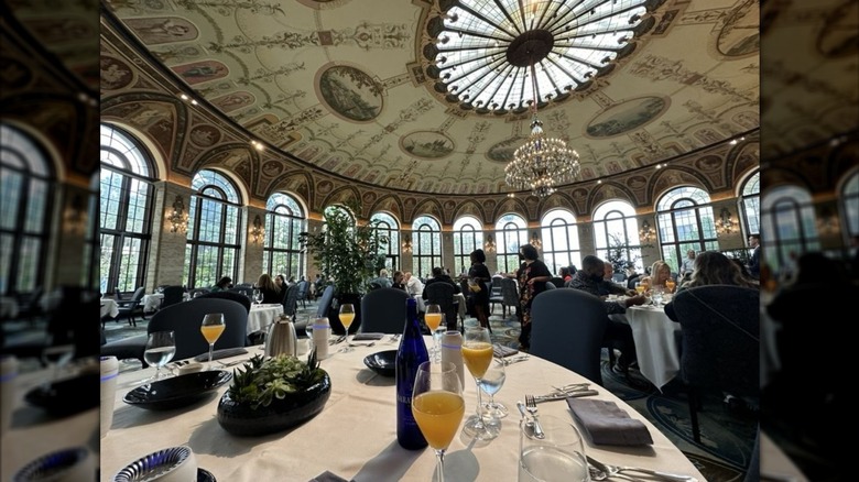 Buffet table at The Circle at The Breakers