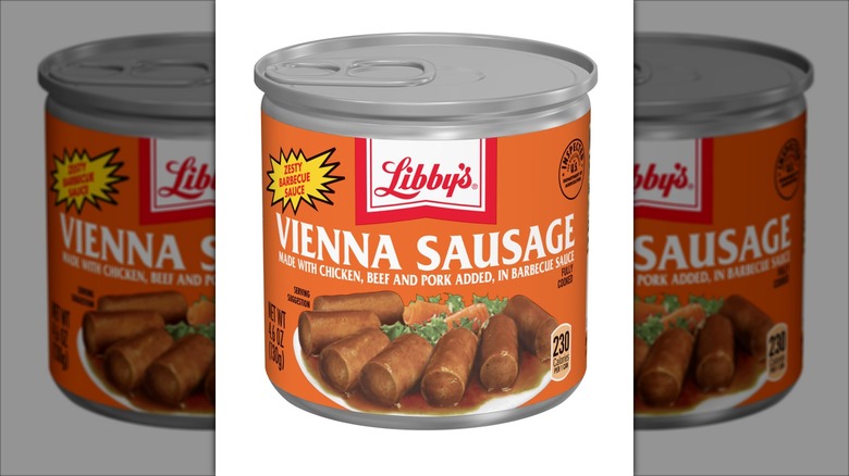 Libby's BBQ Vienna sausage packing