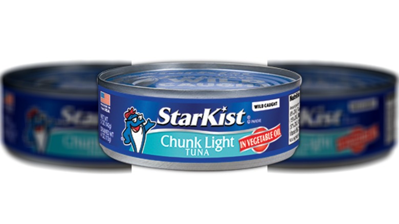StarKist chunk light tuna in oil's can packaging