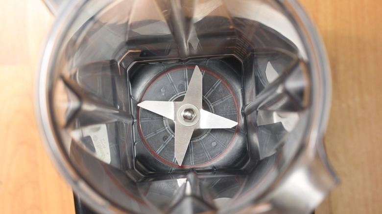 Blender blade from top view