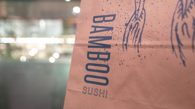 Bamboo Sushi takeout bag