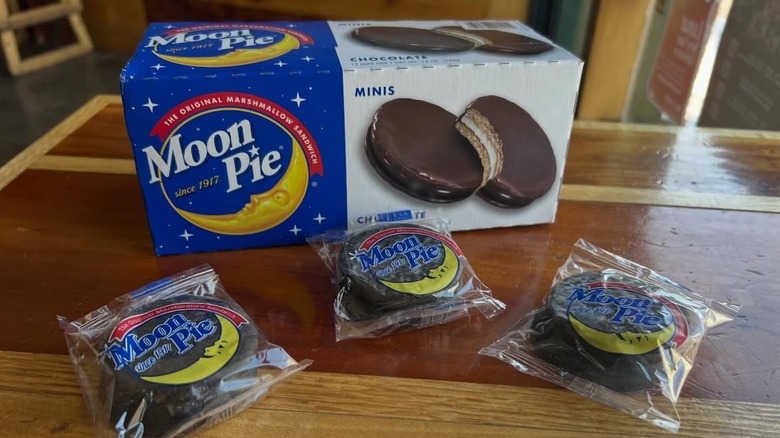 Moon Pie Minis on table
