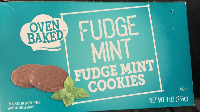 Oven Baked Fudge Mint Cookie box