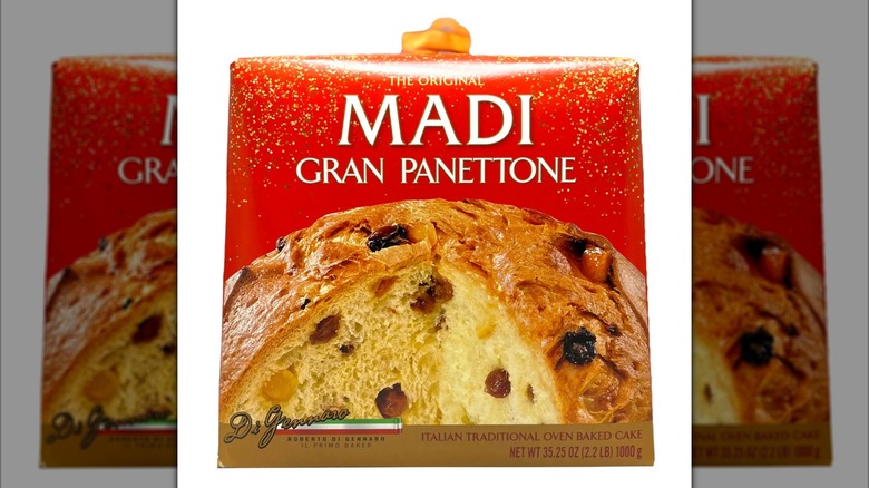 A box of Madi Gran Panettone