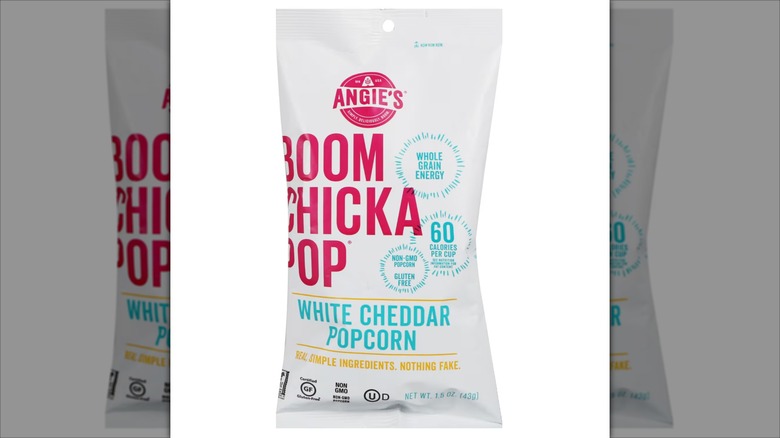 Bag of Angie's Boomchickapop White Cheddar Popcorn