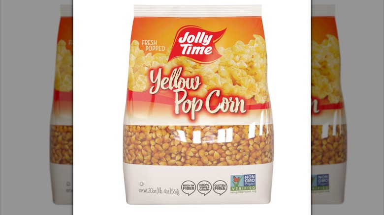 Bag of Jolly Time Yellow Popcorn Kernels