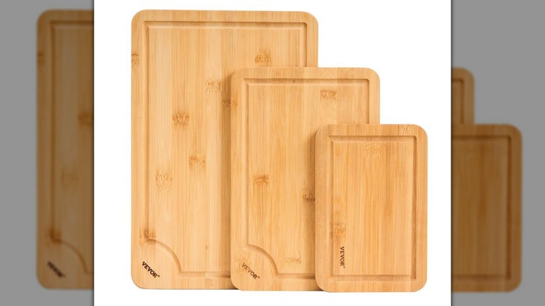 VEVOR 3-Piece Cutting Board Set on a white background