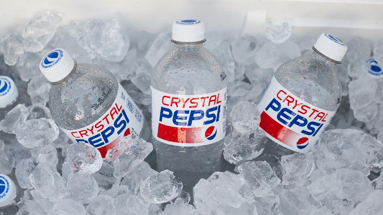 Crystal Pepsi on ice