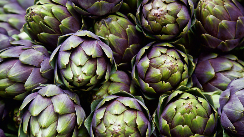 purple italian artichokes