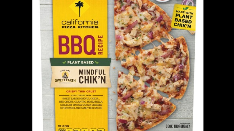 BBQ Chik'n Pizza box