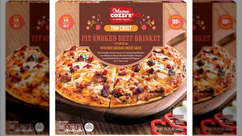 Product image of Mama Cozzi's pit smoked beef brisket pizza