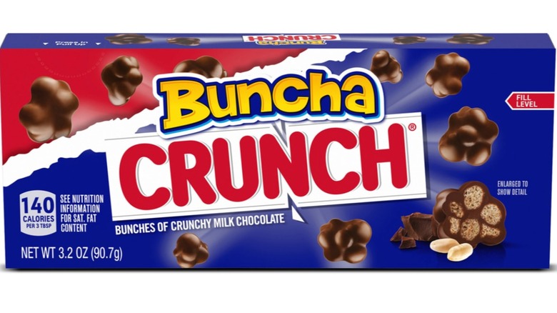 A box of Buncha Crunch against a white background