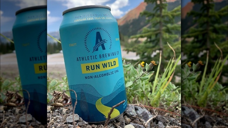 Run Wild IPA being opened