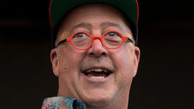 Close up of Andrew Zimmern