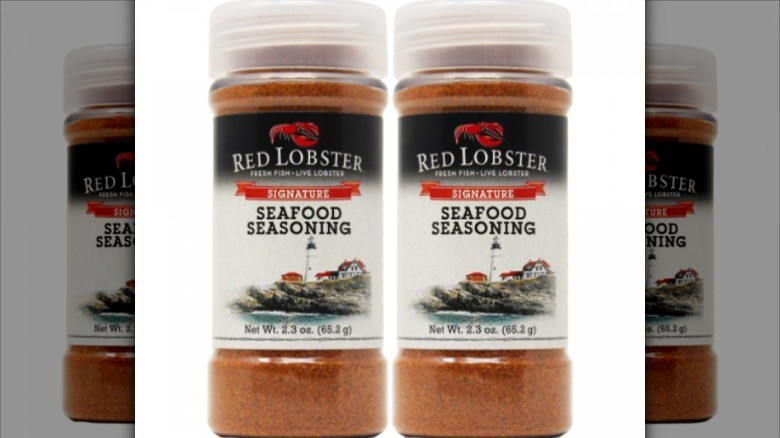 Bottles of Red Lobster seasoning 