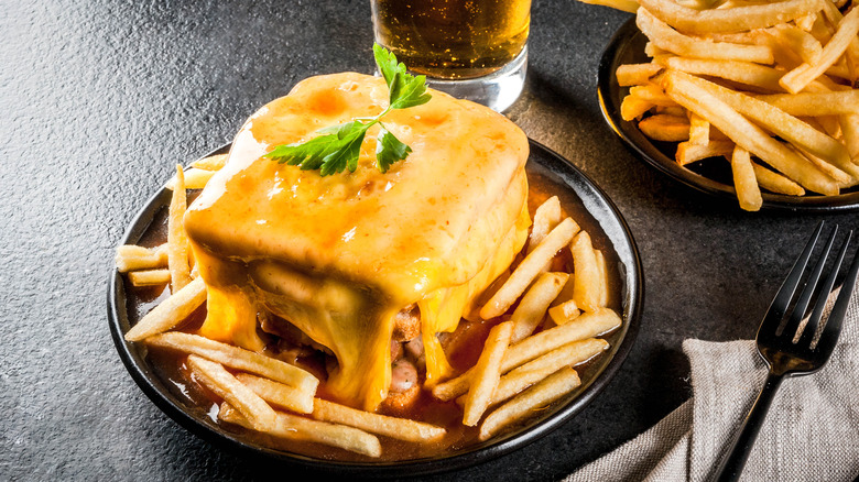 Francesinha with fries