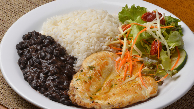 Classic Portuguese lunch