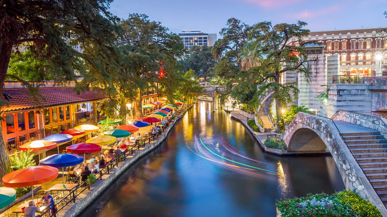 San Antonio River Walk view