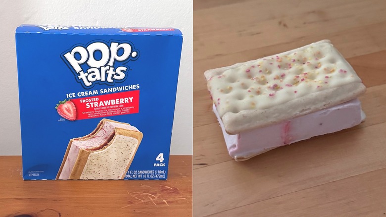 Pop Tart ice cream sandwich & box