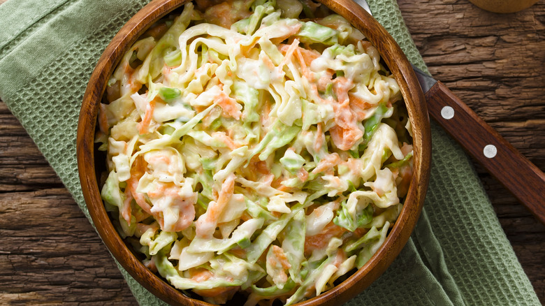 Bowl of coleslaw