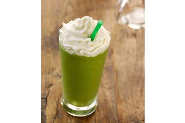 7. Tazo Green Tea Blended Crème with Soy Milk
