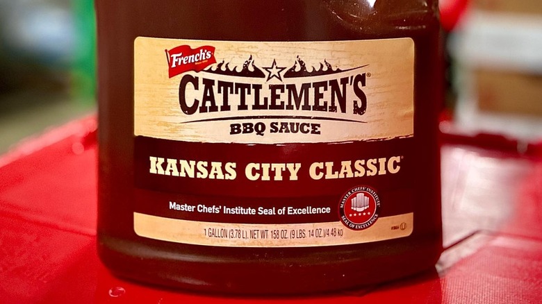 French's Cattlemen's BBQ sauce bottle