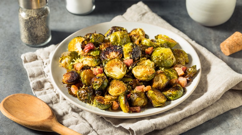 Roasted Brussels sprouts
