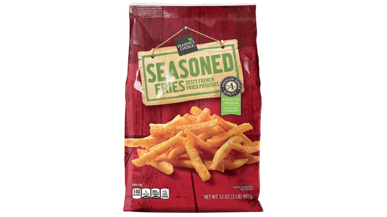 Bag of Season's Choice Seasoned French Fries