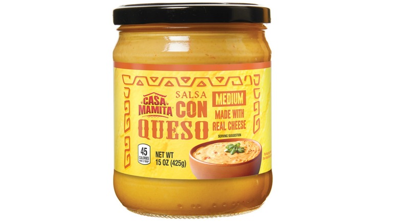 Jar of Casa Mamita Salsa Con Queso