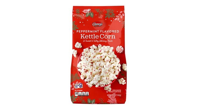 Bag of Clancy's Peppermint-Flavored Kettle Corn